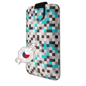 Puzdro vsuvka Fixed Soft Slim, 3XL, vzor Grey Dice