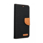 Diárové puzdro na Samsung Galaxy S21 Ultra G998 Canvas Book čierne
