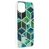 Silikónové puzdro na Apple iPhone X/Xs Forcell MARBLE COSMO vzor 08