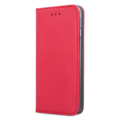 Diárové puzdro na Motorola Moto G9 Power Smart Book červené