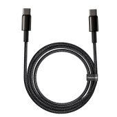 Dátový kábel Baseus Tungsten PD USB-C - USB-C 2,0 m 100W čierny