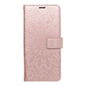 Diárové puzdro na Apple iPhone 12/12 Pro Forcell MEZZO mandala ružovo zlaté
