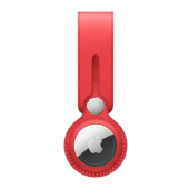 Kožená kľúčenka na Apple AirTag červená
