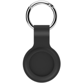 Silikónové puzdro na Apple AirTag Tactical Beam s karabínou čierne