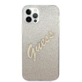 Puzdro Guess GUHCP12MPCUGLSGO na Apple iPhone 12/12 Pro Glitter Gradient Script
