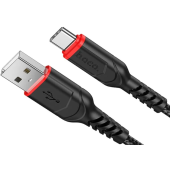 Kábel HOCO VICTORY X59, USB na USB-C 3A, 1m, čierny