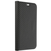 Diárové puzdro na Samsung Galaxy S21 FE 5G Forcell Luna Carbon čierne