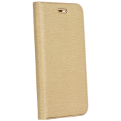 Diárové puzdro na Samsung Galaxy S21 FE 5G Forcell Luna Gold zlaté