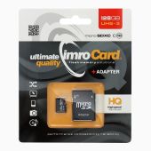 Memory Card Imro microSD 128GB with adapter / Class 10 UHS3