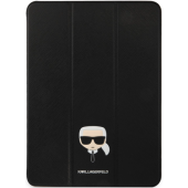 Diárové puzdro Karl Lagerfeld na Apple iPad Pro 12.9 KLFC12OKHG Karl Lagerfeld Head Saffiano Black