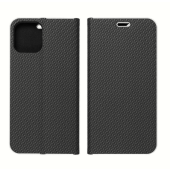 Diárové puzdro na Apple iPhone 13 Forcell Luna Book Carbon čierne