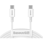 Kábel Baseus Superior Fast Charging CATYS-C02, USB-C na USB-C 100W, 2m, biely
