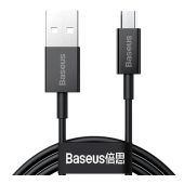 Kábel Baseus Superior CAMYS-01, microUSB 2A, Fast Charging, 1m, čierny