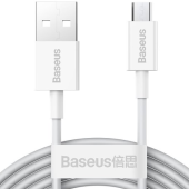 Kábel Baseus Superior CAMYS-A02, microUSB 2A, Fast Charging, 2m, biely