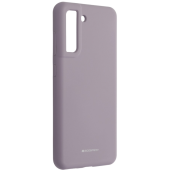 Silikónové puzdro na Samsung Galaxy S21 FE 5G Mercury Silicone levanduľové
