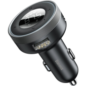 FM transmiter Baseus Enjoy CCLH-01, 2x USB + 3.5mm jack, BT 5.0, 3.4A, čierny