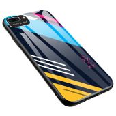 Puzdro na Apple iPhone 7 Plus/8 Plus Color Glass so sklom a ochranou kamery viacfarebné