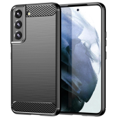 Silikónové puzdro na Samsung Galaxy S22 5G Forcell Carbon čierne