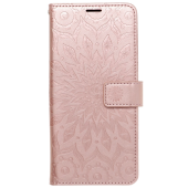 Diárové puzdro na Xiaomi Redmi 9A/9AT/9i Forcell MEZZO mandala ružovozlaté