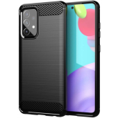 Silikónové puzdro na Samsung Galaxy A53 5G Forcell Carbon čierne