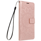 DiárDiárové puzdro na Samsung Galaxy A13 Forcell MEZZO mandala ružovozlaté