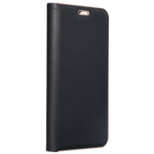 Diárové puzdro na Samsung Galaxy A13 A135 Forcell Luna Gold čierne 