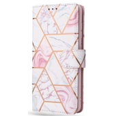 Diárové puzdro na Samsung Galaxy S21 FE G990 Tech-protect mramor