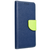 Diárové puzdor na Samsung Galaxy A13 5G Fancy modro-limetkové 