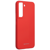 Silikónové puzdro na Samsung Galaxy S22 5G Mercury Silicone červené