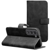 Diárové puzdro na Samsung Galaxy S22 5G S901 Forcell Tender čierne