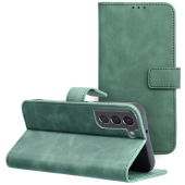 Diárové puzdro na Samsung Galaxy S22 5G S901 Forcell Tender zelené