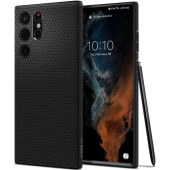Silikónové puzdro na Samsung Galaxy S22 Ultra G908 Spigen Liquid Air čierne