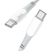 Kábel HOCO Ferry X70, USB-C na USB-C PD60W 3A, 1m, biely