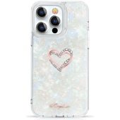 Zadné puzdro na Apple iPhone 13 Pro Max Kingxbar Epoxy biele