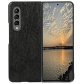 Plastové puzdro na Samsung Galaxy Z Fold 3 5G Leather čierne