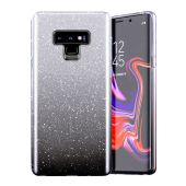 Silikónové puzdro na Samsung Galaxy A33 A336 5G Bling Shine TPU strieborno-čierne