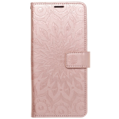 Diárové puzdro na Xiaomi Redmi Note 11 Pro/11 Pro 5G Forcell MEZZO mandala ružovozlaté