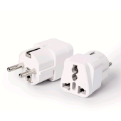 Adaptér C-TECH univerzální adaptér 110V-230V biely