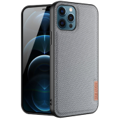 Plastové puzdro na Apple iPhone 12/12 Pro Dux Ducis Fino sivé 