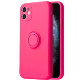 Silikónové puzdro na Xiaomi Redmi 9C/10A Silicone Ring tmavoružové