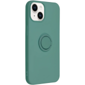 Silikónové puzdro na Apple iPhone 14 Pro Forcell Silicone Ring zelené