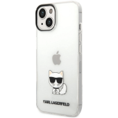 Kryt na Apple iPhone 14 Plus Karl Lagerfeld Choupette Logo KLHCP14MCTTR Transparentné