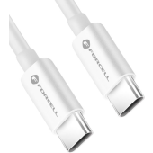 Forcell C339, USB-C na USB-C, QC4.0 5A/20V PD100W, 2m, biely