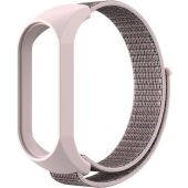 Strap Nylon Smartband Xiaomi Mi Band 3/4/5/6/7 pink