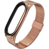 Náhradný remienok na Xiaomi Mi Band 7 Tech-Protect Milaneseband, ružovo-zlaté