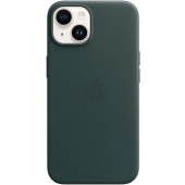 Kožené puzdro Apple na Apple iPhone 14 MPP53ZM/A Leather Case with MagSafe Forest Green