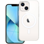 Plastové puzdro na Apple iPhone 14 Clear Mag transparentné