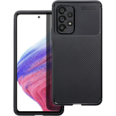 Silikónové puzdro na Samsung Galaxy A12 A125/M12 M127 Carbon Premium čierne