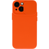 Silikónové puzdro na Samsung Galaxy A13 A135 Camshield Soft oranžové
