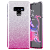 Silikónové puzdro na Samsung Galaxy A23 A235/A236 5G Shine Bling TPU strieborno-čierne